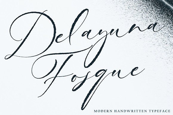 Delayuna Fosque Font - Featured Image