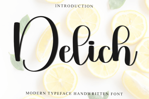 Delich Font - Featured Image