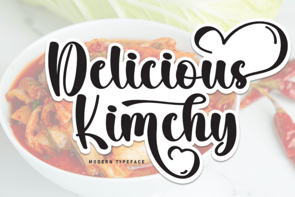 Delicious Kimchi Font - Featured Image
