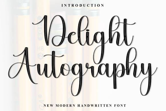 Delight Autography Font - Featured Image
