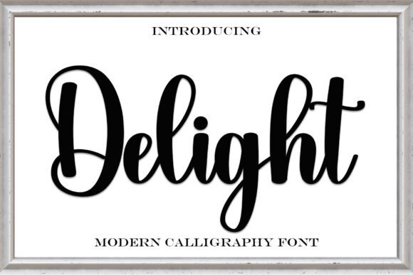 Delight Font - Featured Image