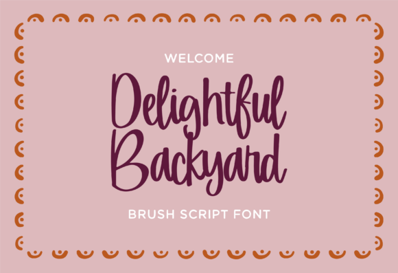 Delightful Backyard Font - Featured Image