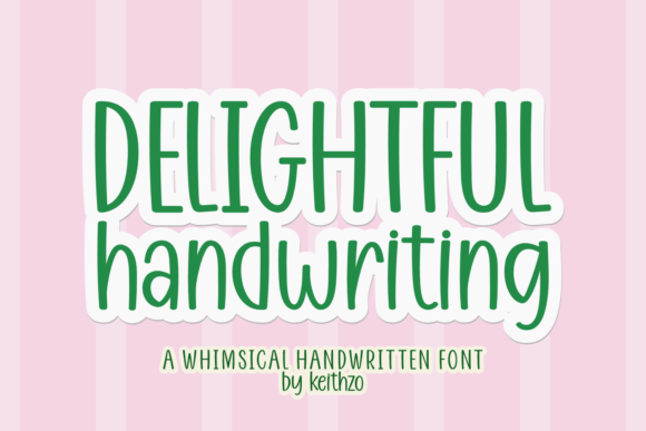 Delightful Handwriting Font - Featured Image