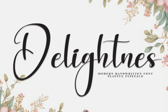 Delightnes Font - Featured Image