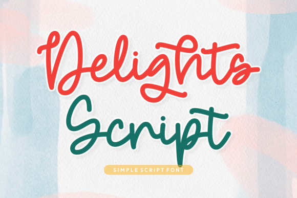 Delights Script Font - Featured Image