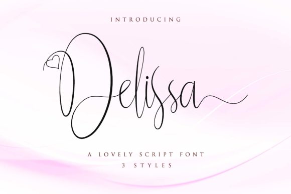 Delissa Script Font - Featured Image