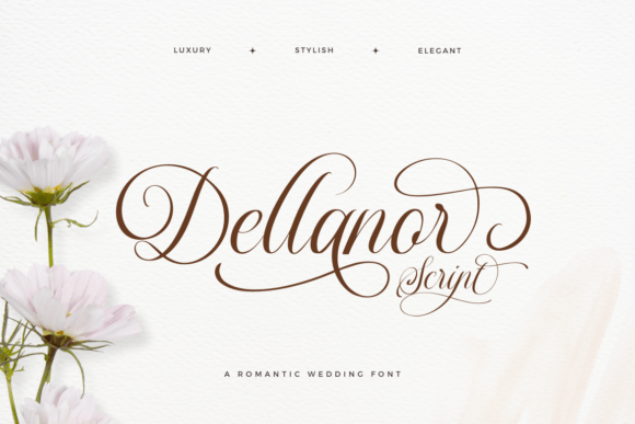 Dellanor Script Font - Featured Image