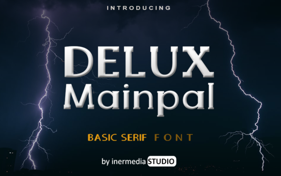 Delux Mainpal Font - Featured Image