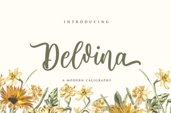 Delvina Font - Featured Image