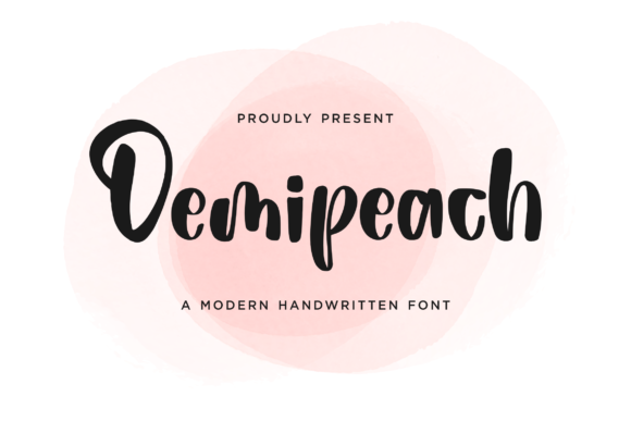 Demipeach Font - Featured Image