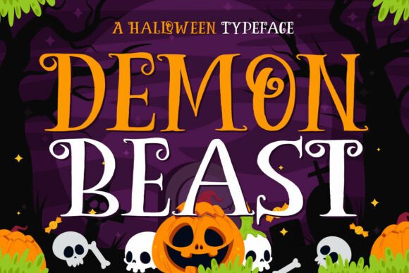 Demon Beast Font - Featured Image