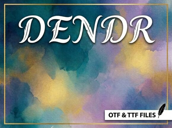 Dendr Font - Featured Image