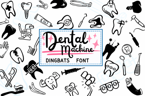 Dental Machine Font - Featured Image