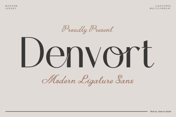 Denvort Font - Featured Image