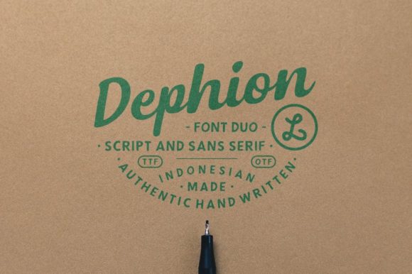Dephion Font - Featured Image