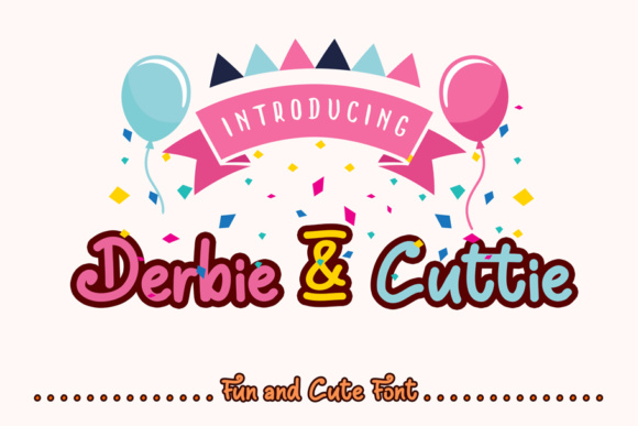 Derbie & Cuttie Font - Featured Image