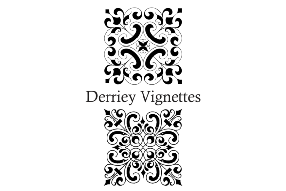 Derriey Vignettes Family Font - Featured Image