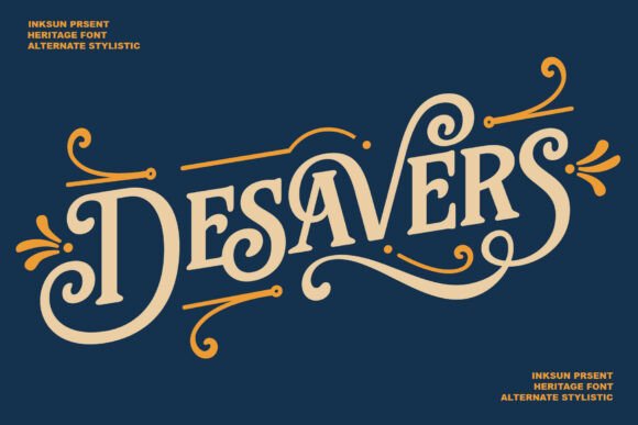 Desavers Font - Featured Image