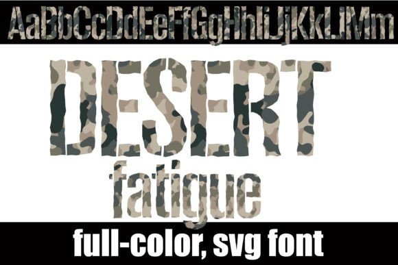 Desert Fatigue Font - Featured Image
