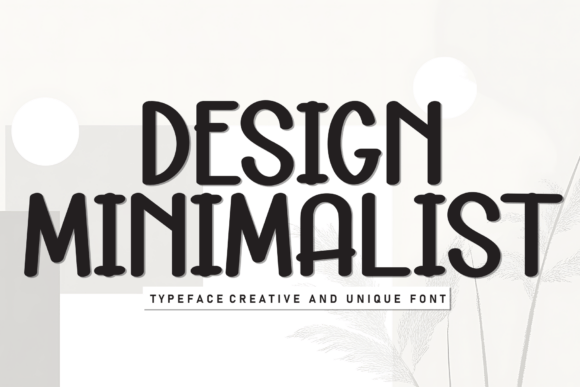 Design Minimalist Font - Featured Image