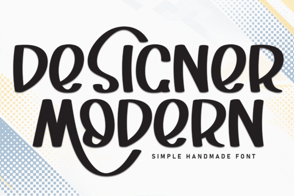 Designer Modern Font - Featured Image