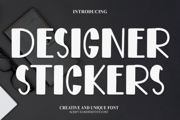 Designer Stickers Font - Featured Image
