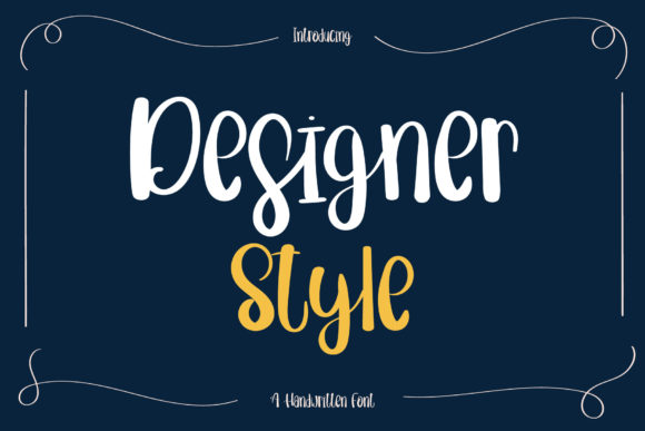 Designer Style Font - Featured Image