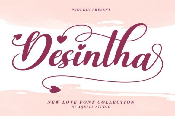 Desintha Font - Featured Image