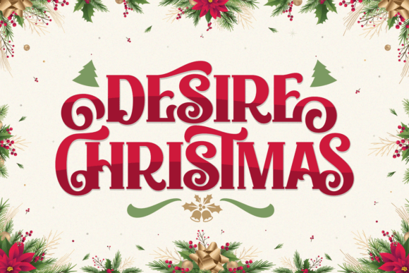 Desire Christmas Font - Featured Image