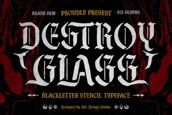 Destroy Glass Font - Featured Image