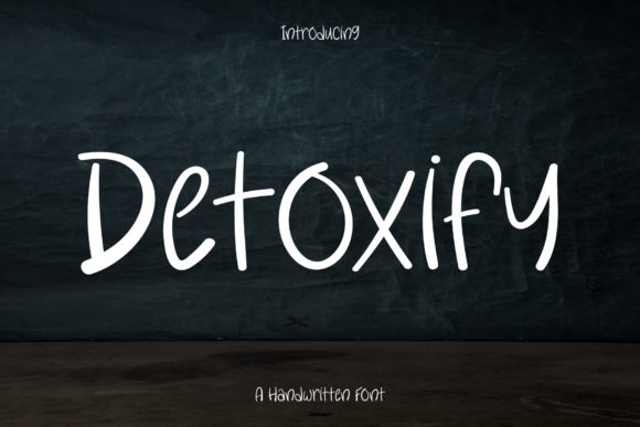 Detoxify Font - Featured Image