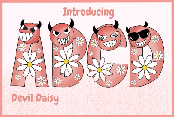Devil Daisy Font - Featured Image