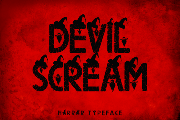 Devil Scream Font - Featured Image