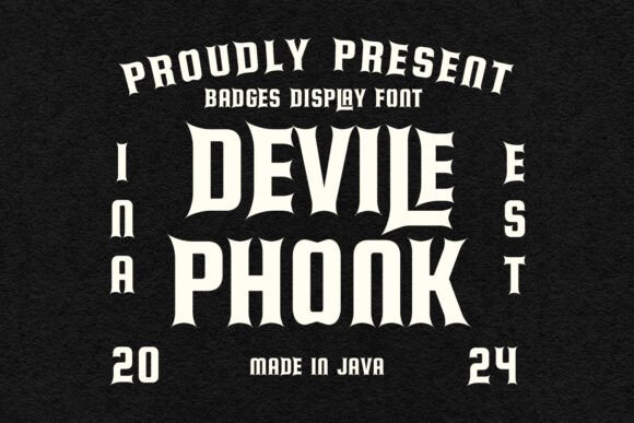 Devile Phonk Font - Featured Image
