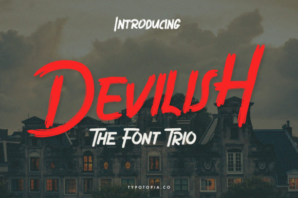 Devilish Trio Font - Featured Image