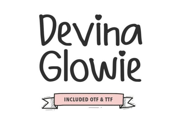 Devina Glowie Font - Featured Image