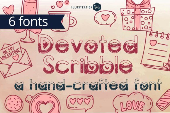 Devoted Scribble Font - Featured Image