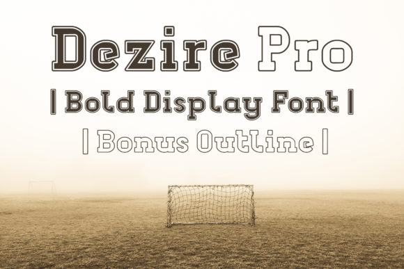 Dezire Pro Family Font - Featured Image