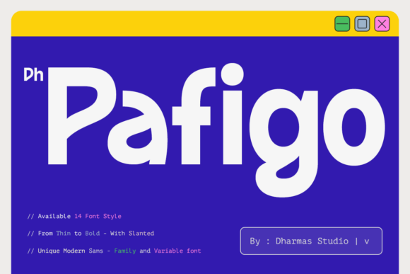 Dh Pafigo Font - Featured Image