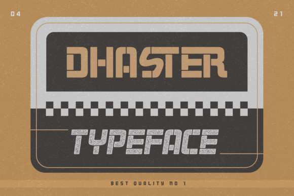 Dhaster Font - Featured Image