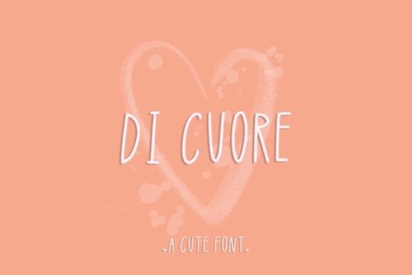 Di Cuore Font - Featured Image