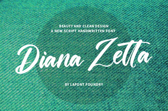 Diana Zetta Font - Featured Image
