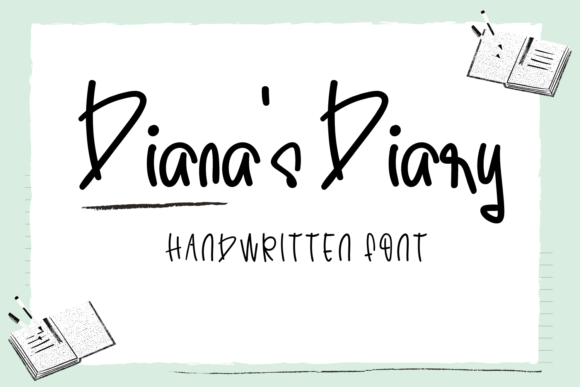 Diana's Diary Font - Featured Image