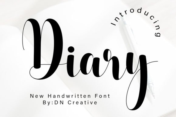 Diary Font - Featured Image