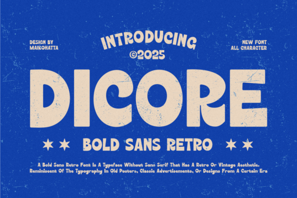 Dicore Font - Featured Image