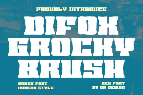 Difox Grocky Brush Font - Featured Image