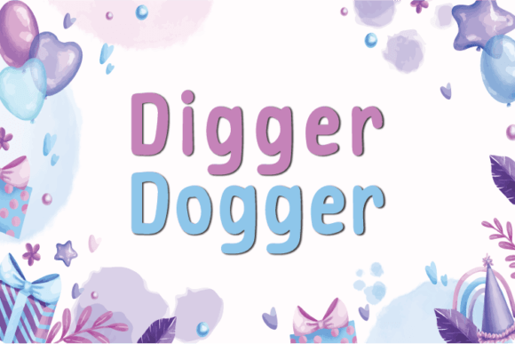 Digger Dogger Font - Featured Image