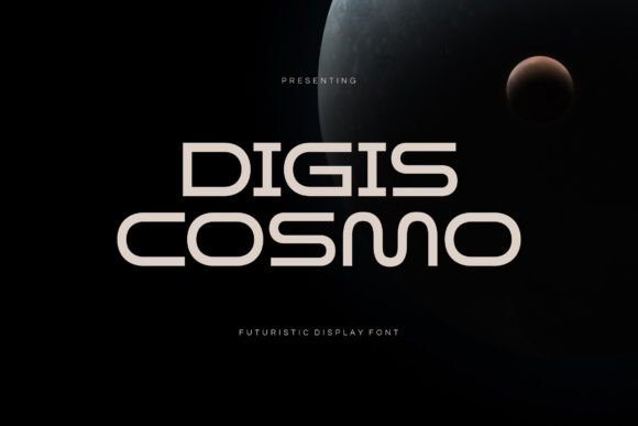 Digis Cosmo Font - Featured Image