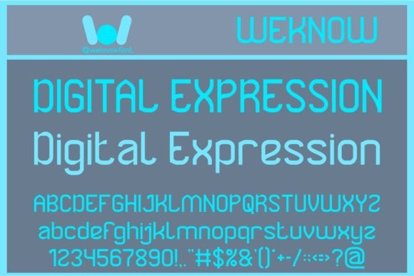 Digital Expression Font - Featured Image