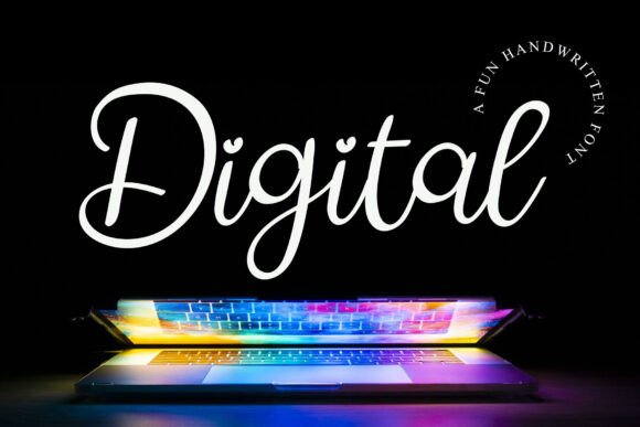 Digital Font - Featured Image
